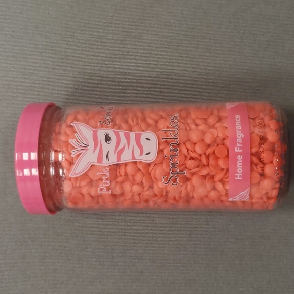 FIZZ THE SEASON -Pink Zebra 3.75 oz Jar of wax sprinkles - Picture 2 of 9
